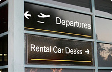Car rental office